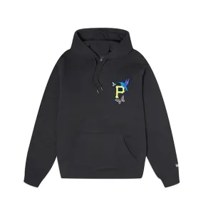 [13090867] Pittsburgh Pirates "Blooming" Black Men's Pullover Hoodie