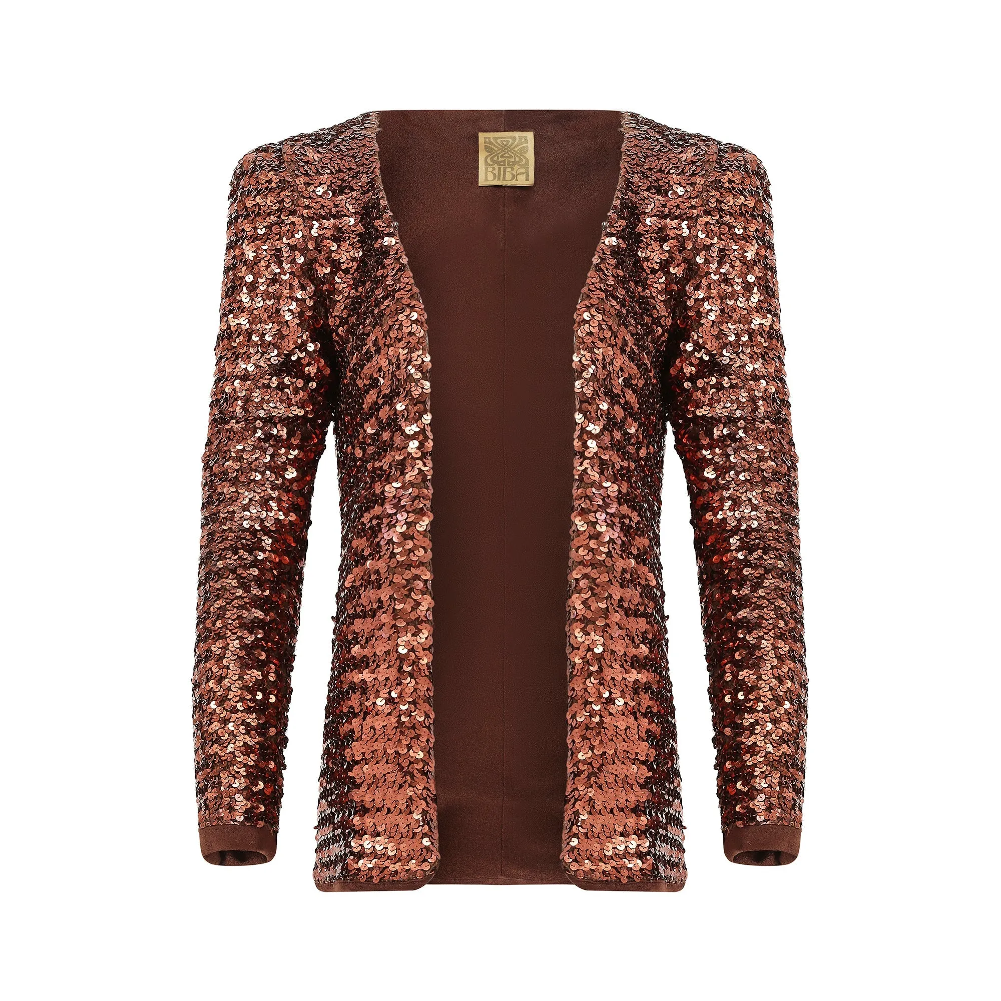 1970s Biba Copper Sequinned Jacket