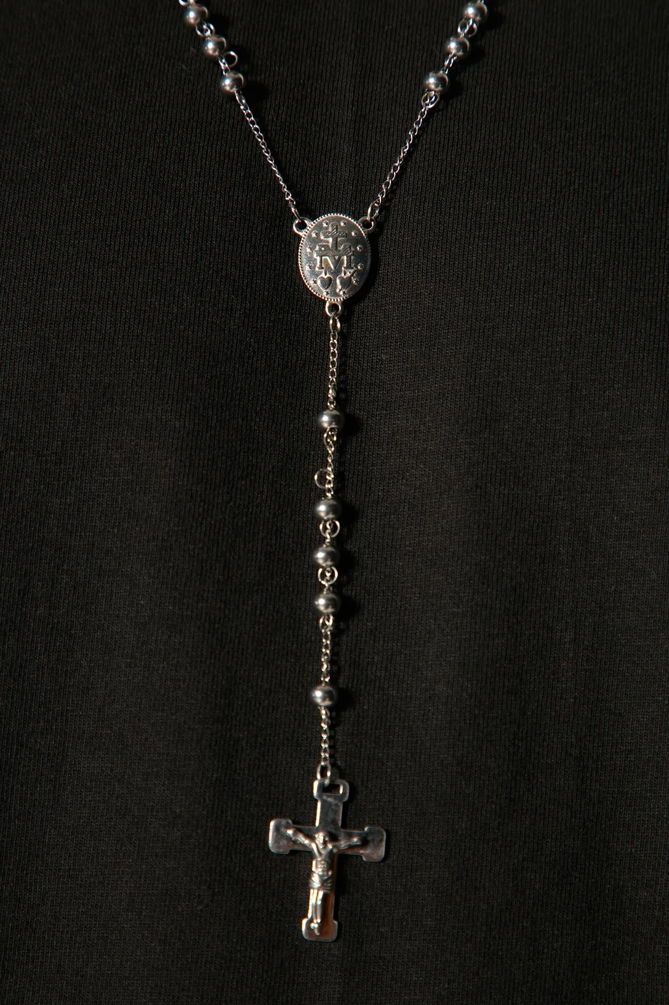 22'' Daily Rosary Chain - Silver