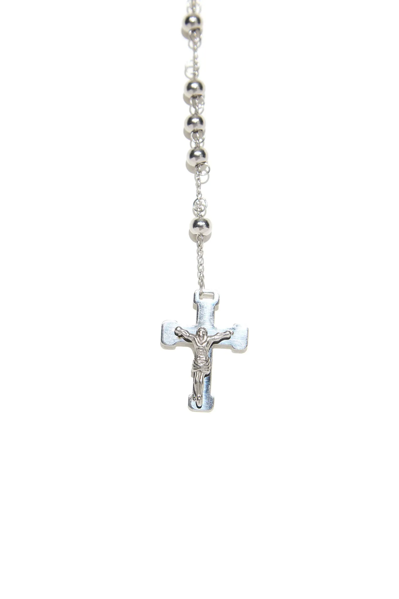 22'' Daily Rosary Chain - Silver