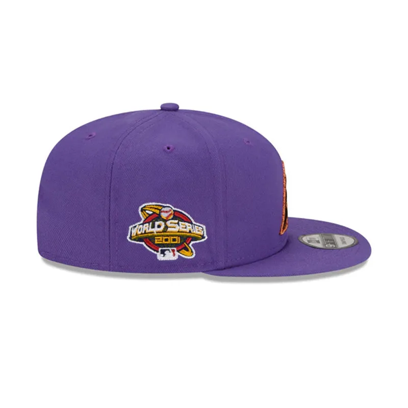 [60188159] Arizona Diamondbacks Patch Up Purple Men's Snapback