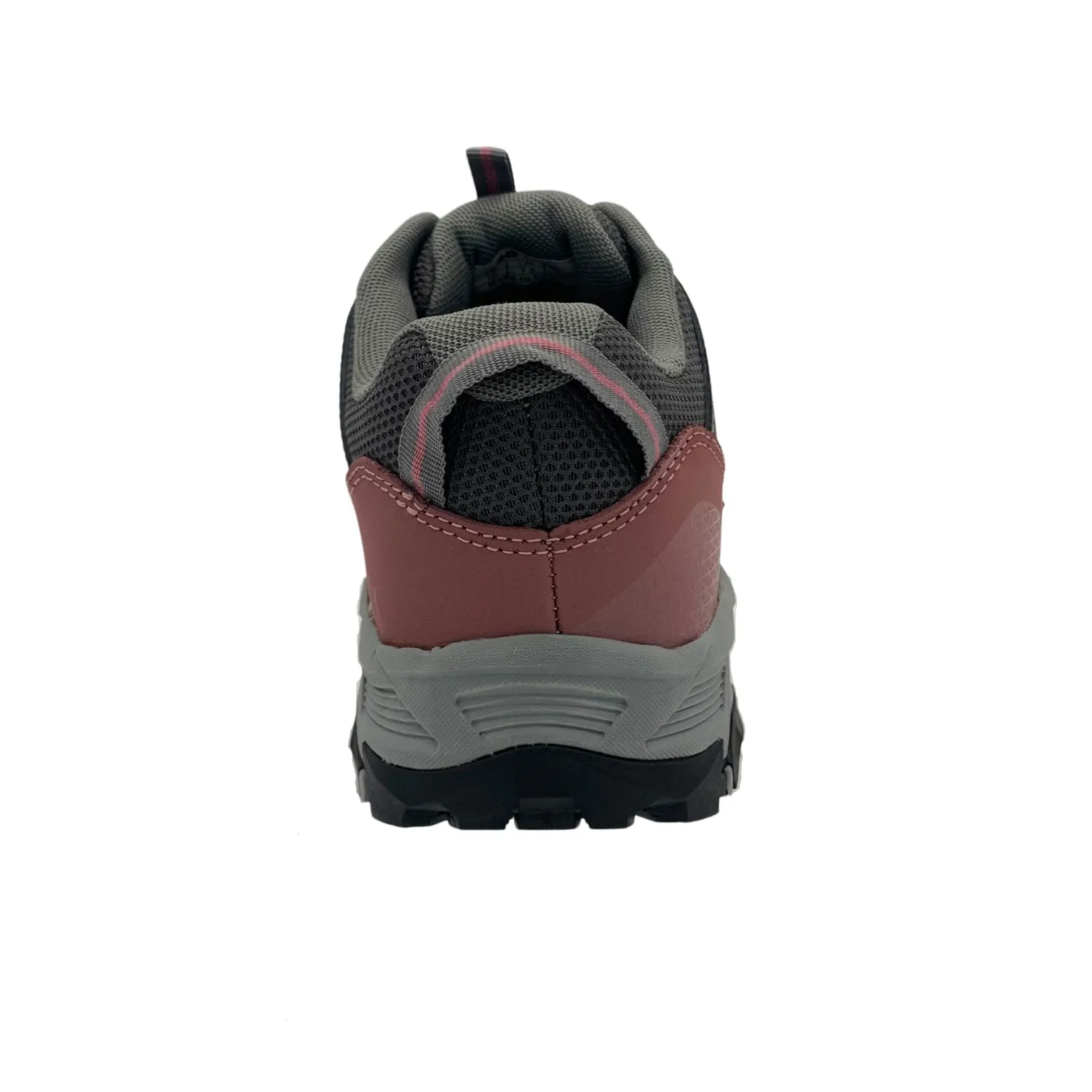 AdTec Womens 4in Hiker Cap Toe Black/Pink Leather Work Shoes