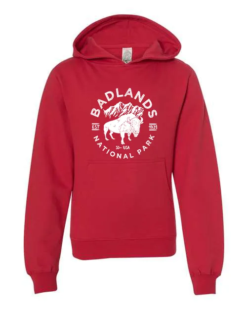 Badlands National Park Youth Hoodie Sweatshirt