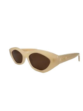 banbe Beige The Eva Sunglasses One Size