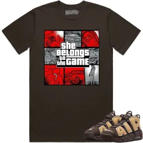 Baroque Brown Uptempo Shirt to Match - RED BELONGS TO THE GAME