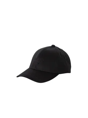 Baseball Eagle Embroidery Cap - Black