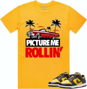 Black University Gold Dunks Shirt to Match - RED PMR