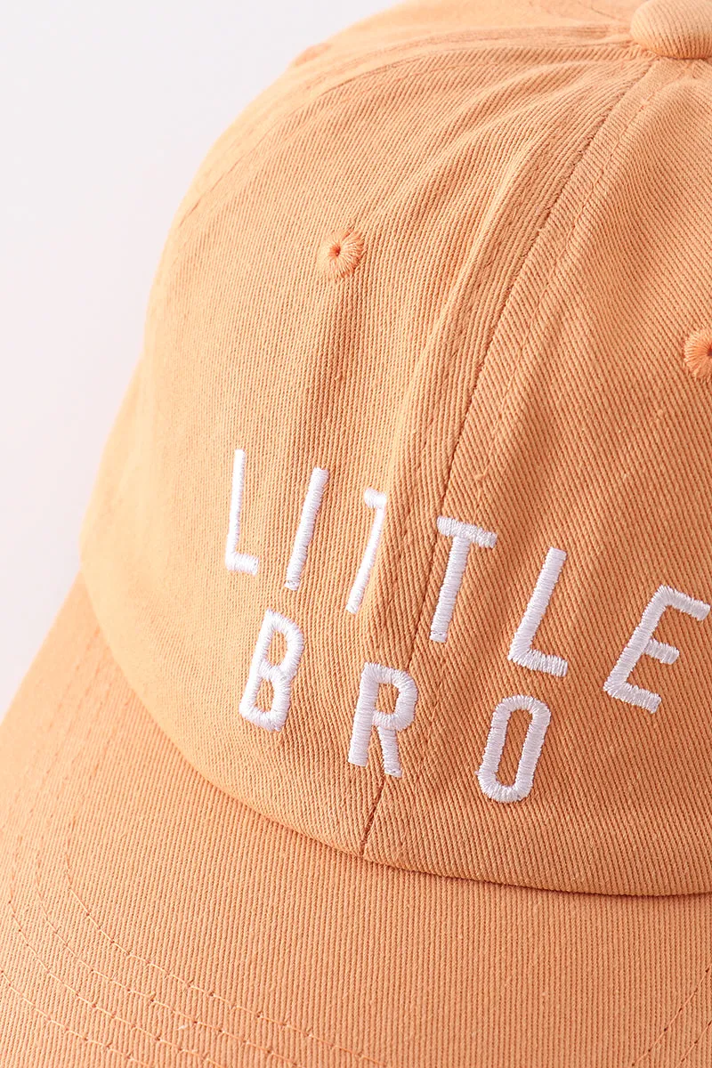 Brown bro embroidery baseball cap