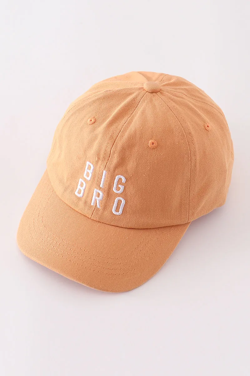 Brown bro embroidery baseball cap