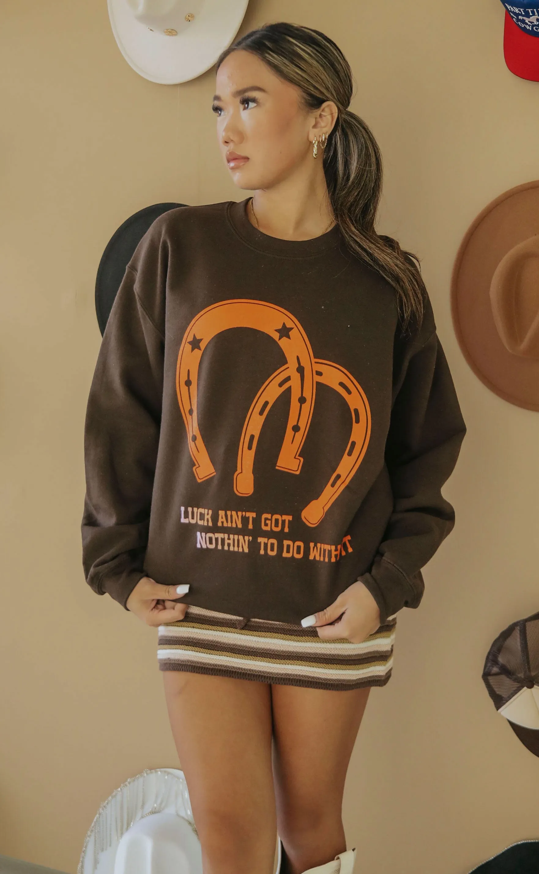 charlie southern: luck ain't sweatshirt