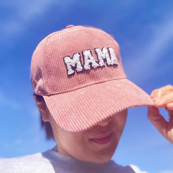 Corduroy Baseball Cap - MAMA