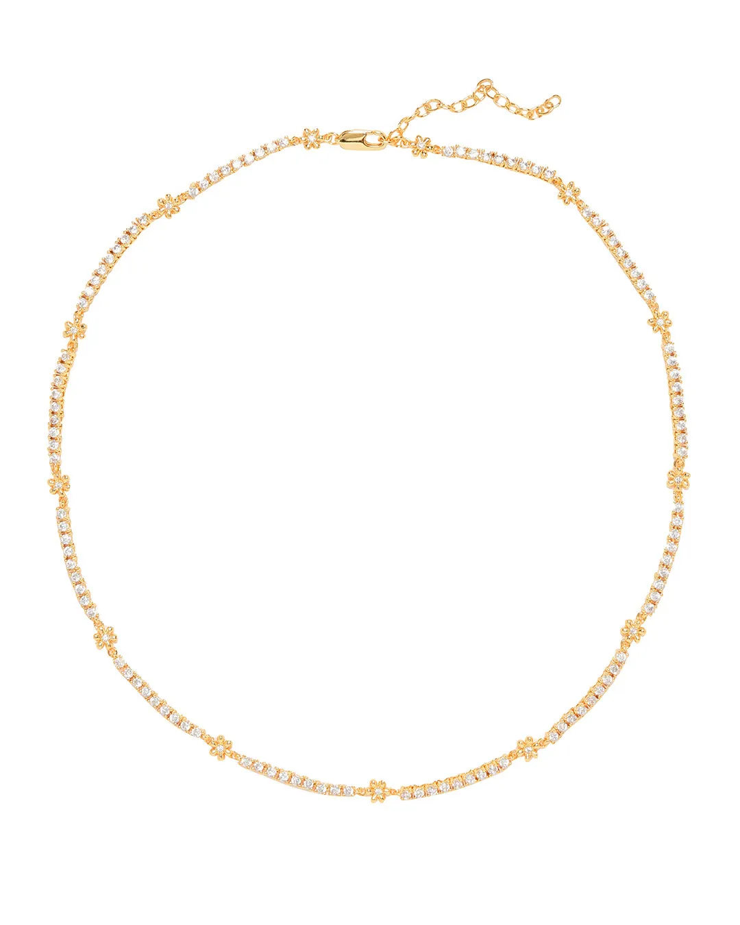 Daisy Ballier Chain Necklace- Gold