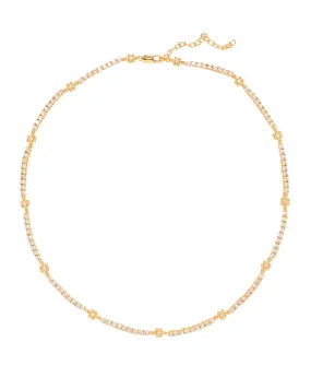 Daisy Ballier Chain Necklace- Gold