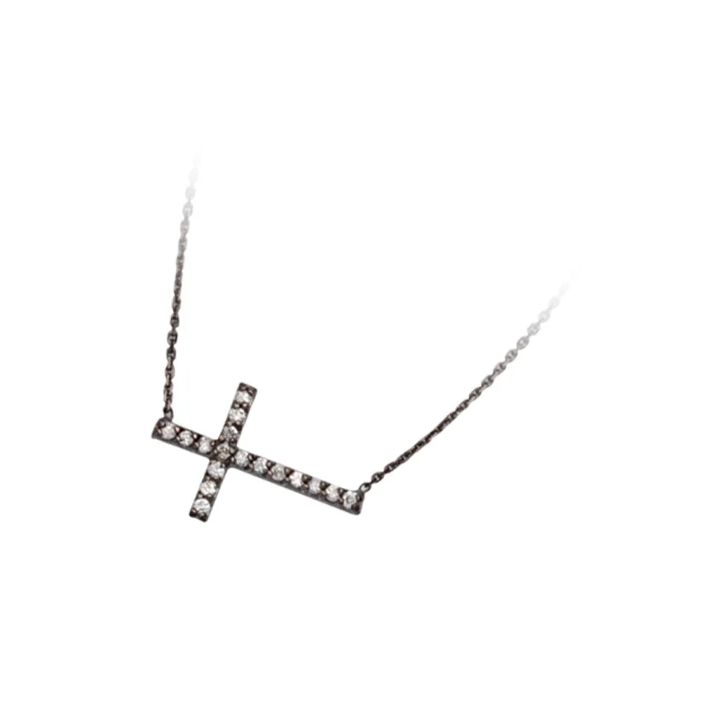 DIAMOND SIDEWAYS CROSS