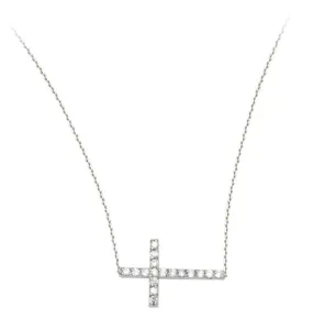 DIAMOND SIDEWAYS CROSS