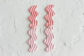 Double Squiggle Statement Earrings