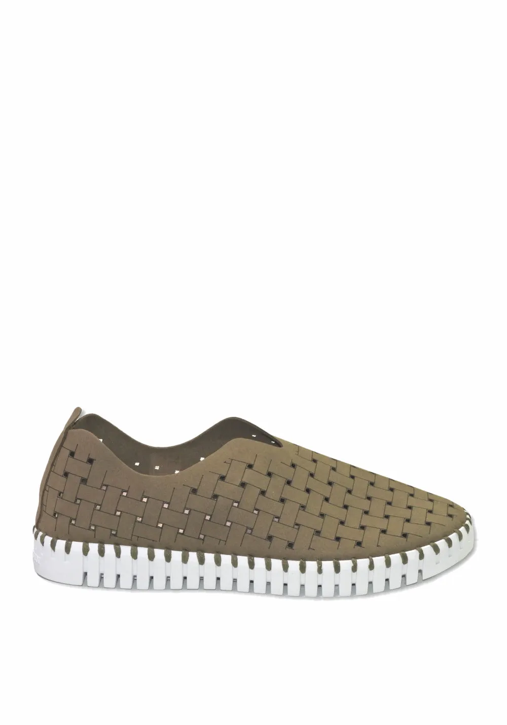 FLATS WITH LASER CUTOUTS (DEEP OLIVE) - ILSE JACOBSEN