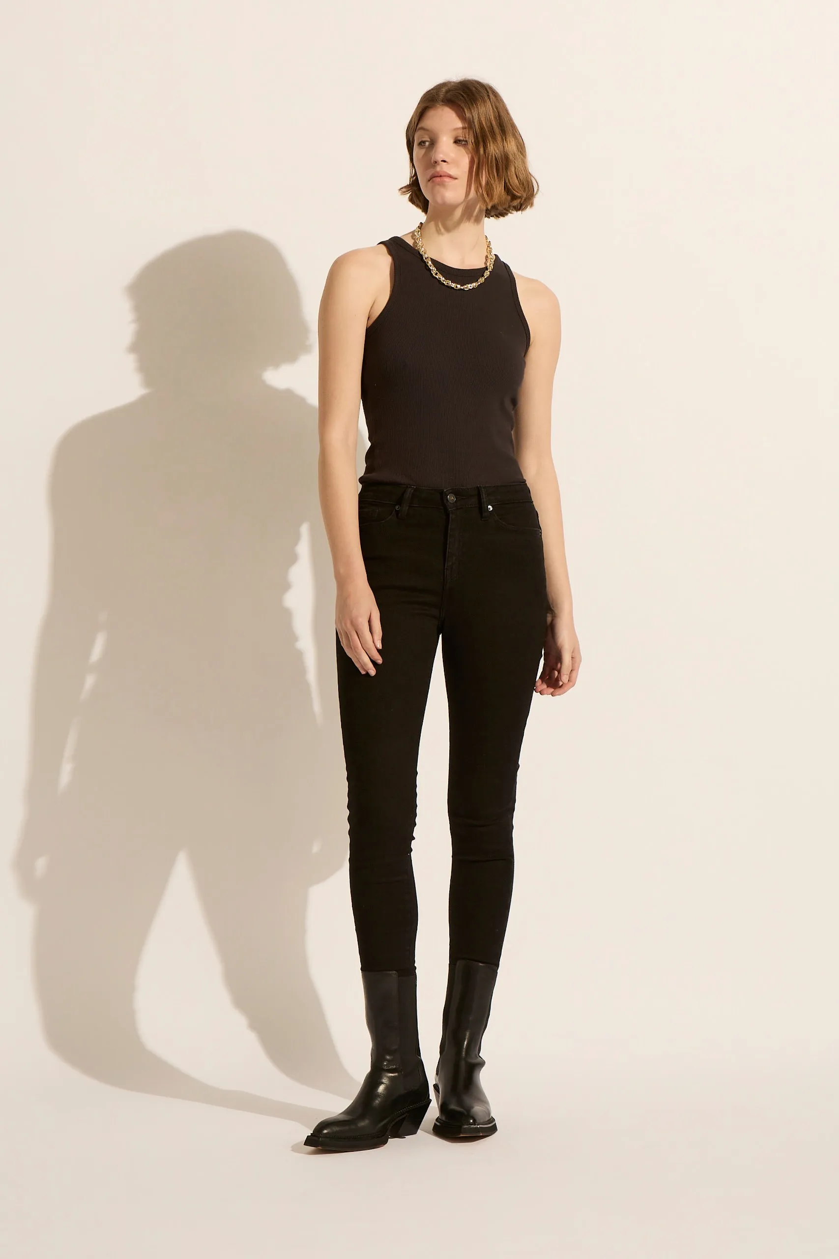 Harriet High Rise Skinny Jean - Black