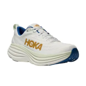 HOKA Men's Bondi 8 Medium White/Gold