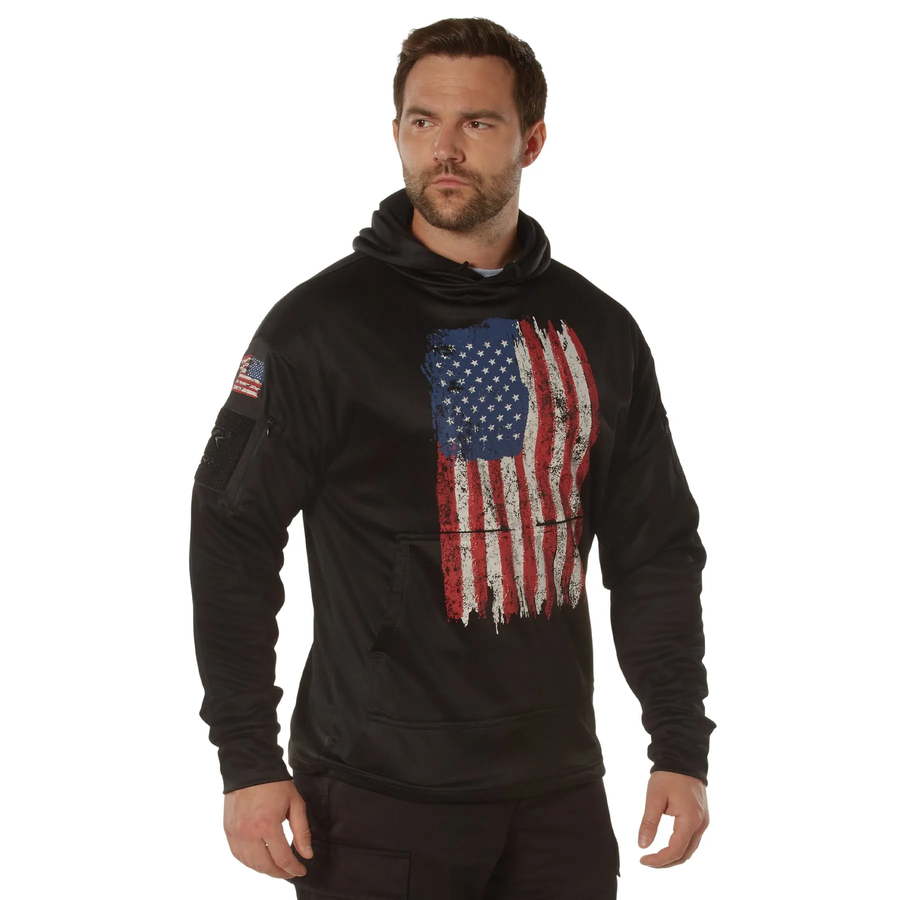 Hoodie: U.S. Flag Concealed Carry Hoodie