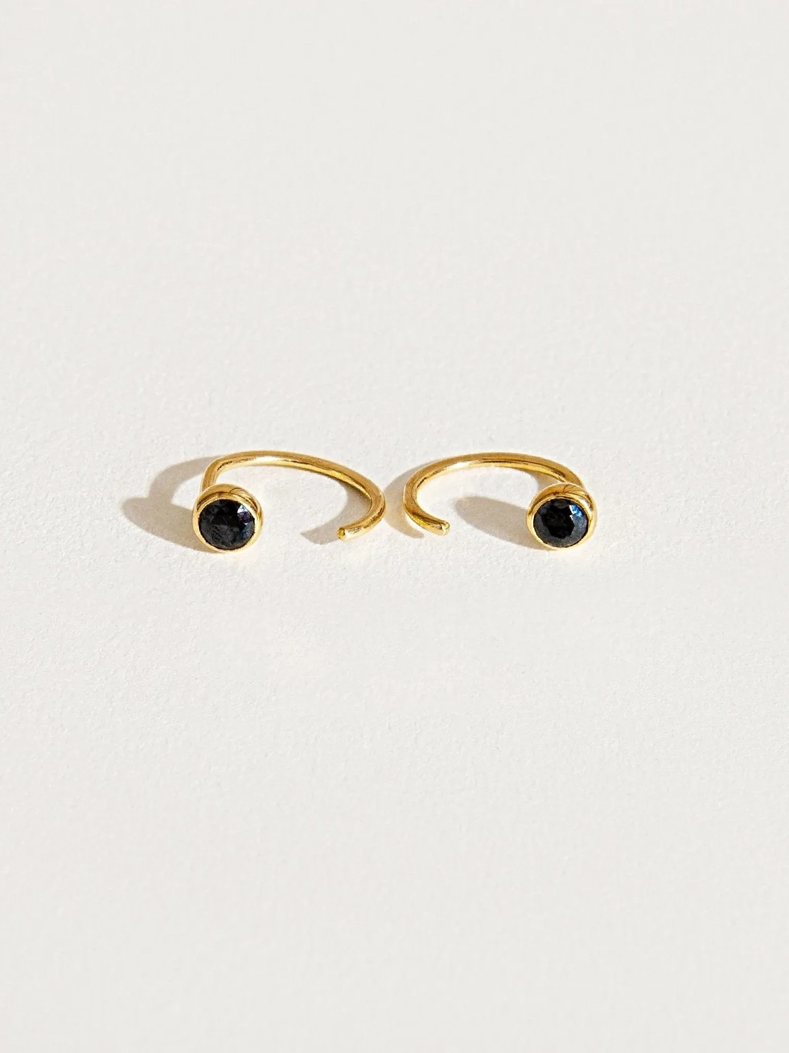 Inga Gold Hoop Earrings