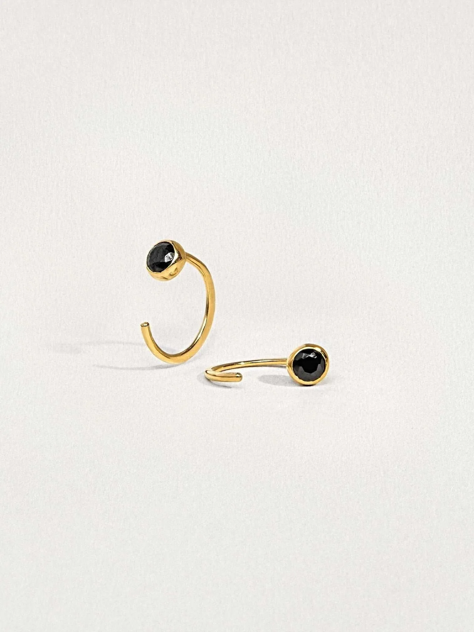 Inga Gold Hoop Earrings