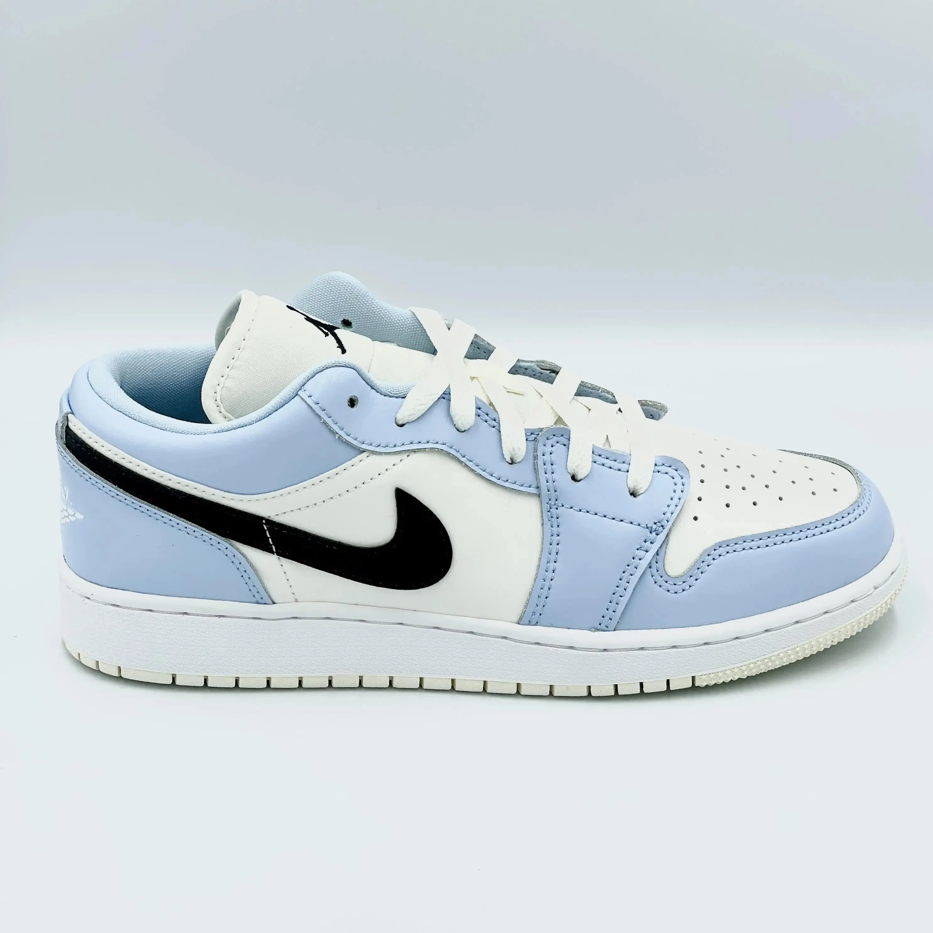 Jordan 1 Low Ice Blue Black (GS)