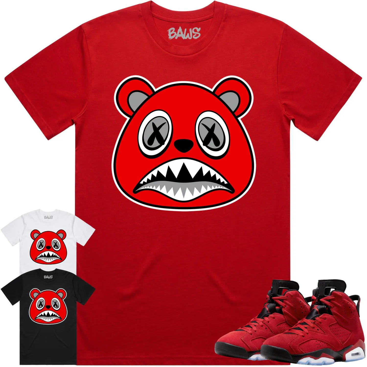 Jordan 6 Toro Bravo 6s Shirt to Match - ANGRY BAWS BEAR