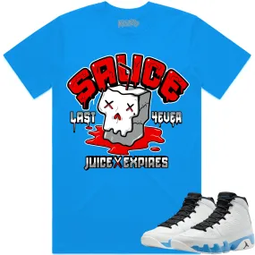 Jordan 9 Powder Blue 9s Shirt to Match - RED SAUCE