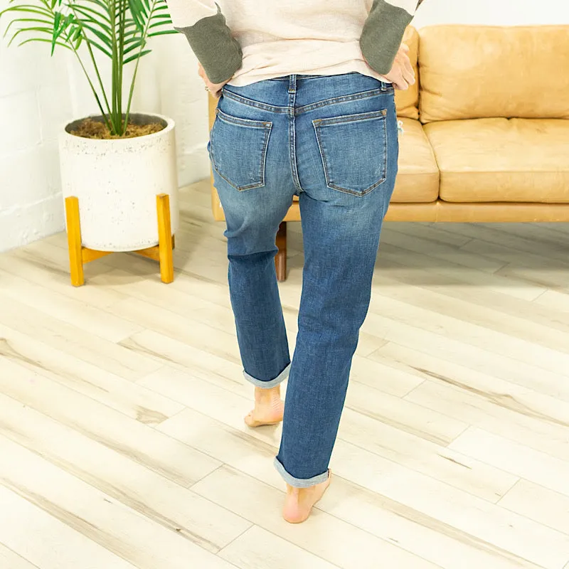 Judy Blue Thermal Patch Jeans FINAL SALE