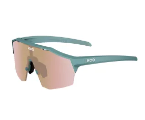 KOO Alibi Cycling Sunglasses - Harbor Blue Matte w/ Copper Lens