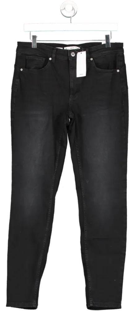 MANGO Black Skinny Push Up Jeans BNWT UK 16