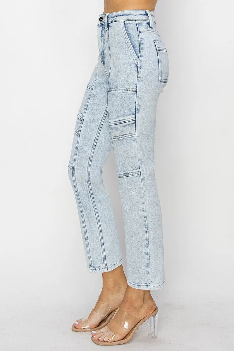 Mena Ankle Straight Jeans