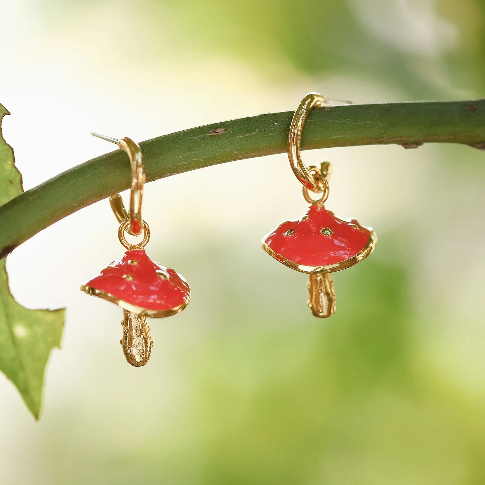 Mushroom Earrings