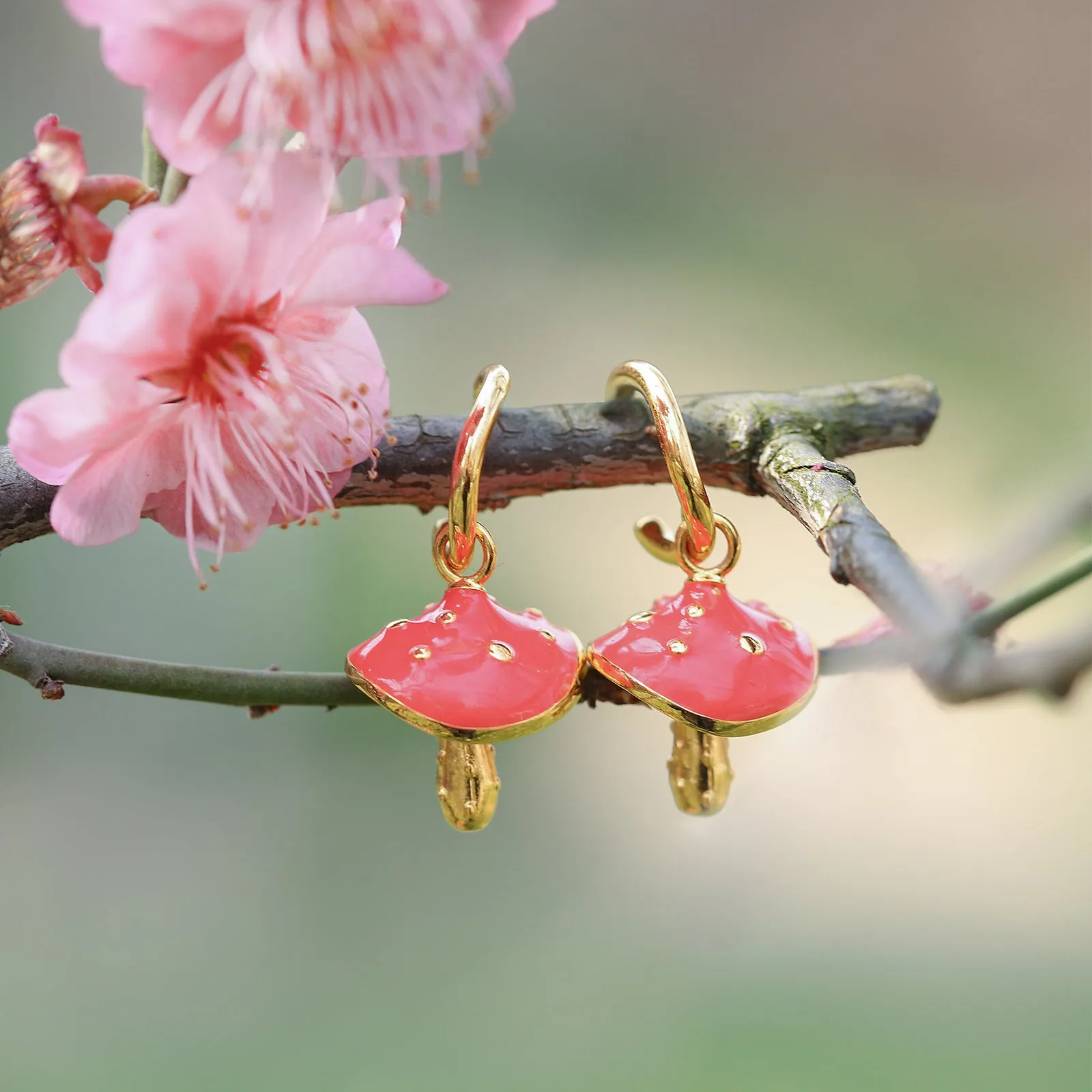 Mushroom Earrings