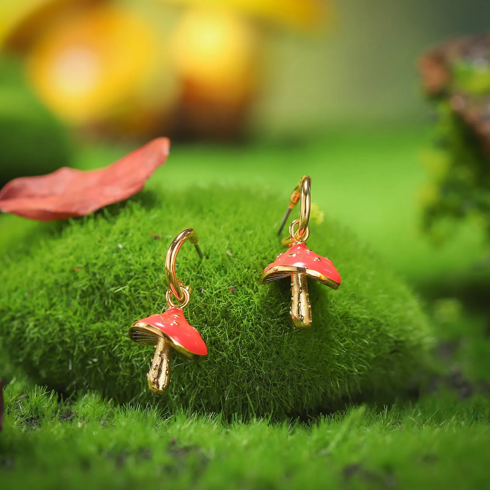 Mushroom Earrings