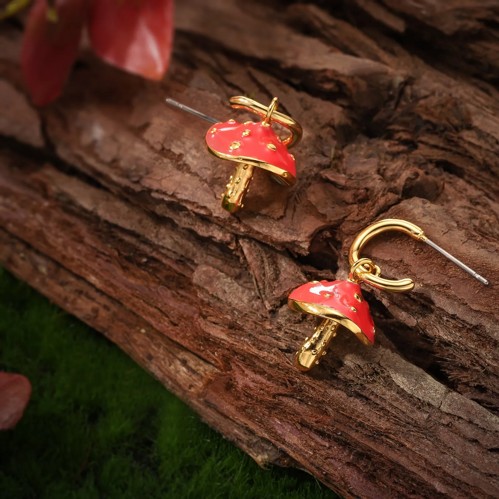 Mushroom Earrings