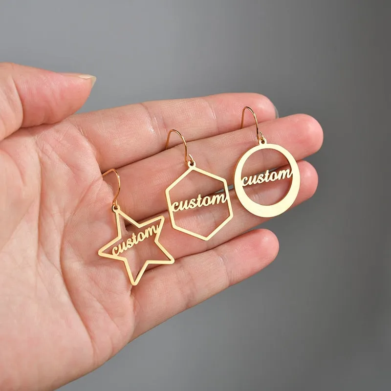 Name Earrings-Personalized Name Earrings