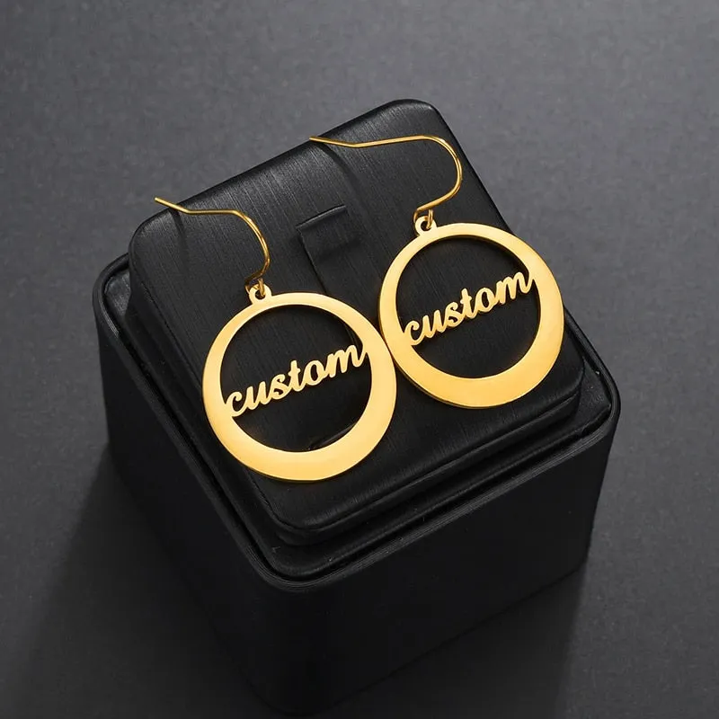 Name Earrings-Personalized Name Earrings