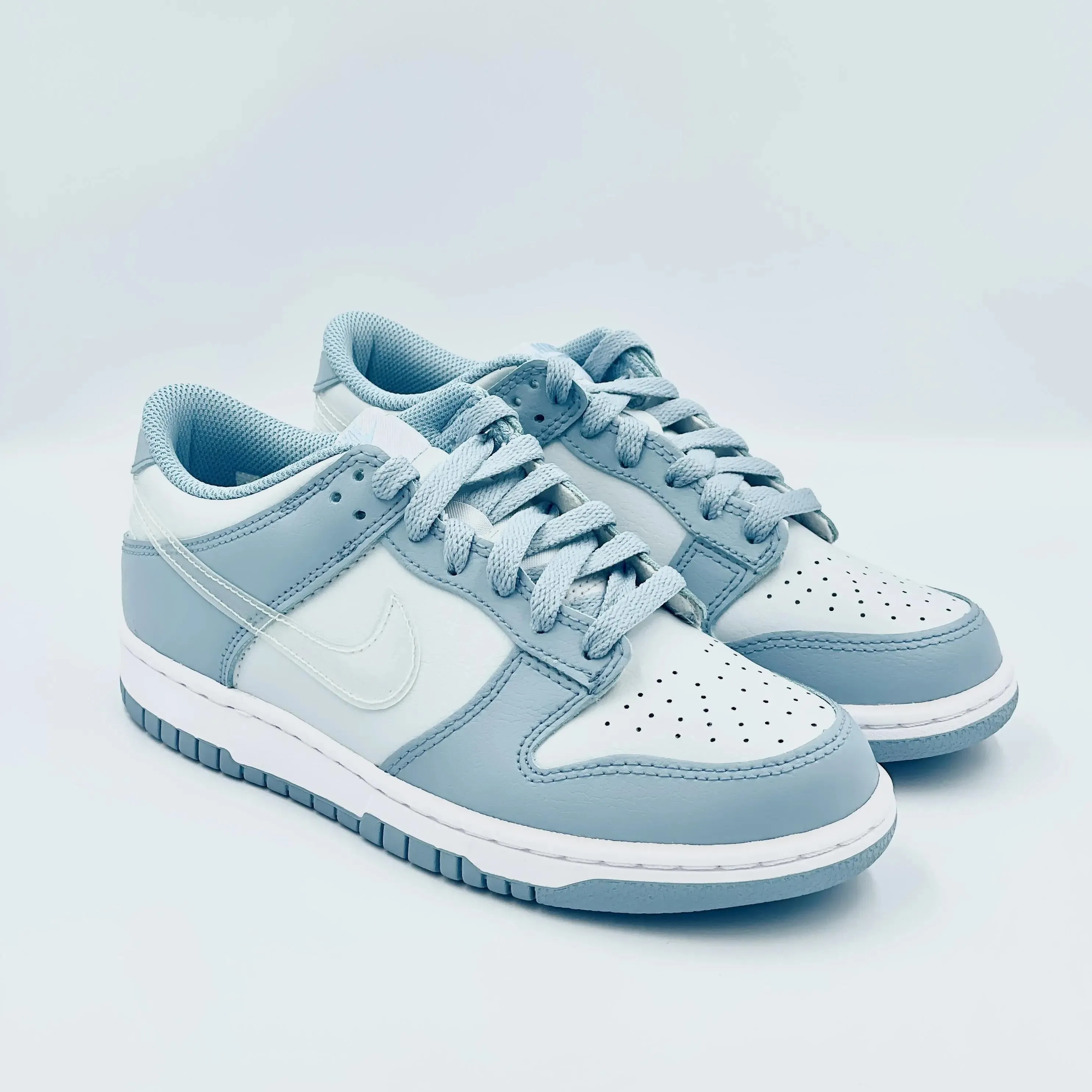 Nike Dunk Low Clear Blue Swoosh