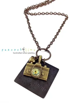 oh snap! camera photography necklace