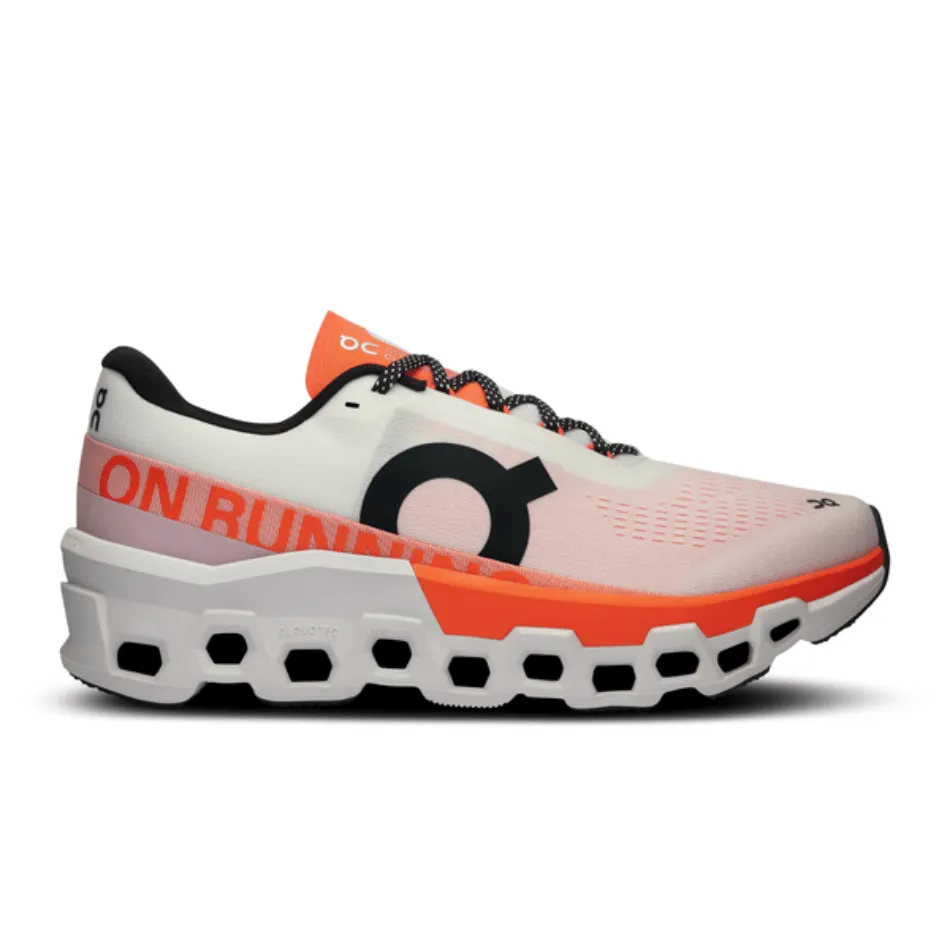 ON Cloudmonster 2 Men's Running Shoes SS24 Undyed / Flame