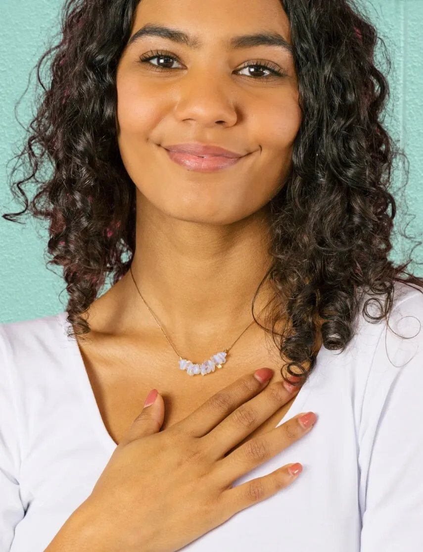 Opaline Seed Necklace for Motherhood