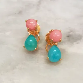 Pink Opal & Amazonite Separates Earrings