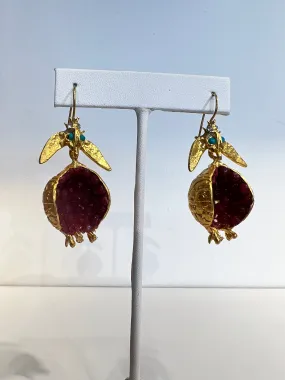 Pomegranate Earrings