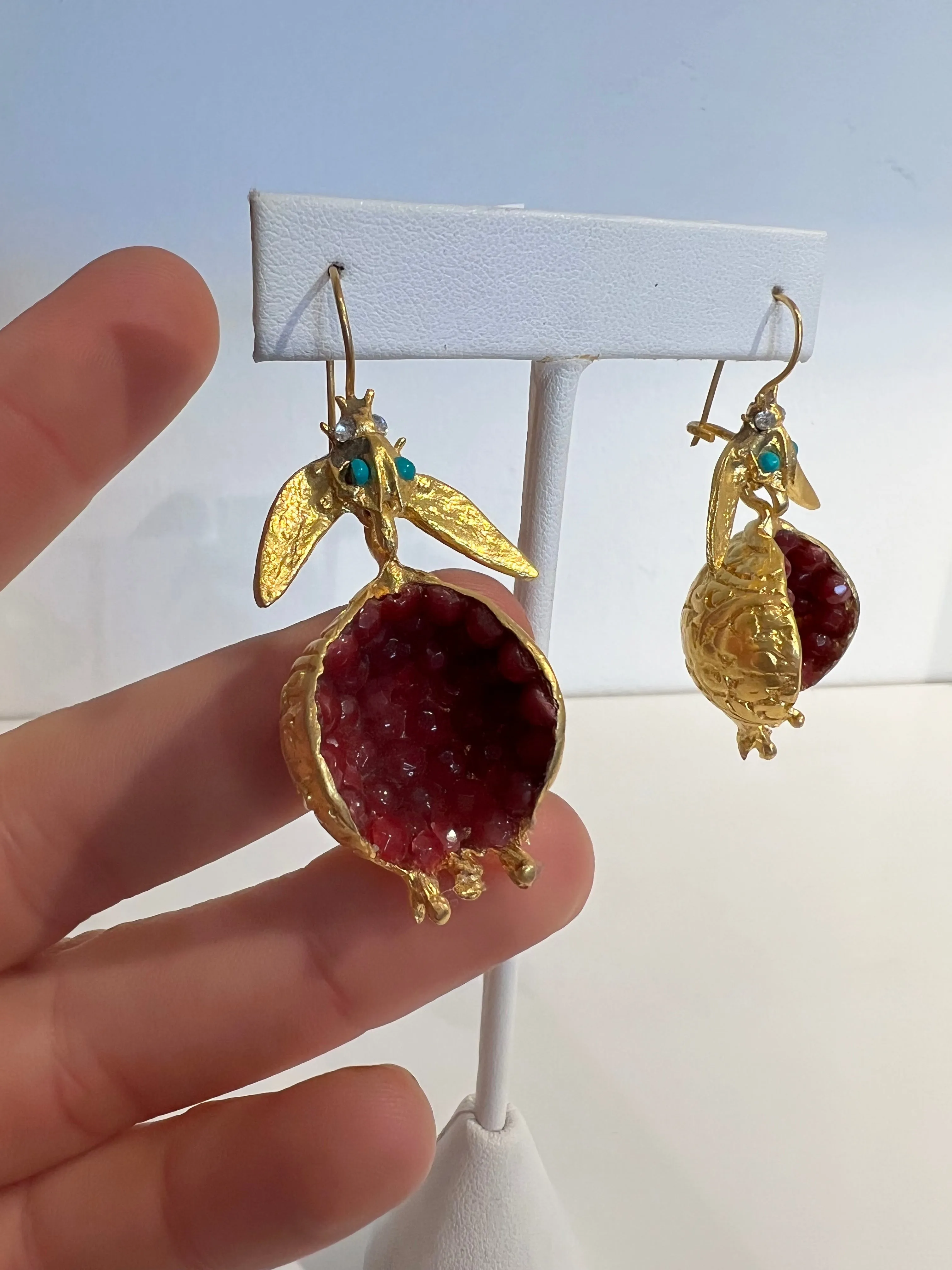 Pomegranate Earrings