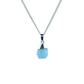 Raw Aquamarine Necklace