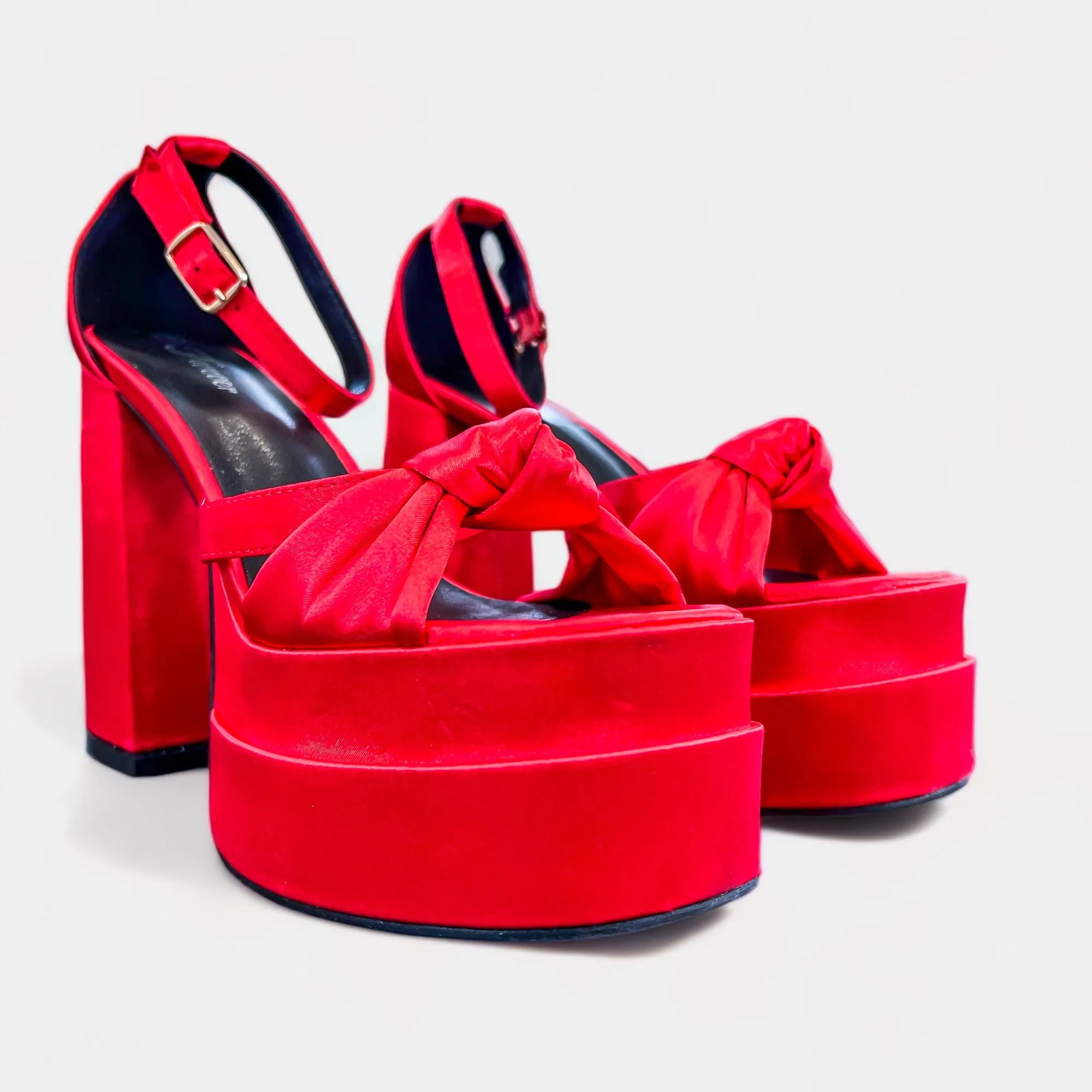 Red Knot Platform Heels