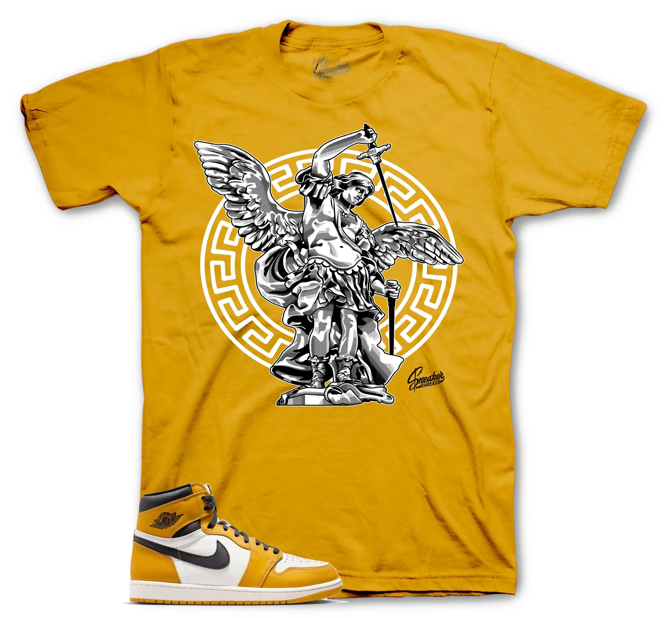 Retro 1 Yellow Ochre St. Micheal Shirt