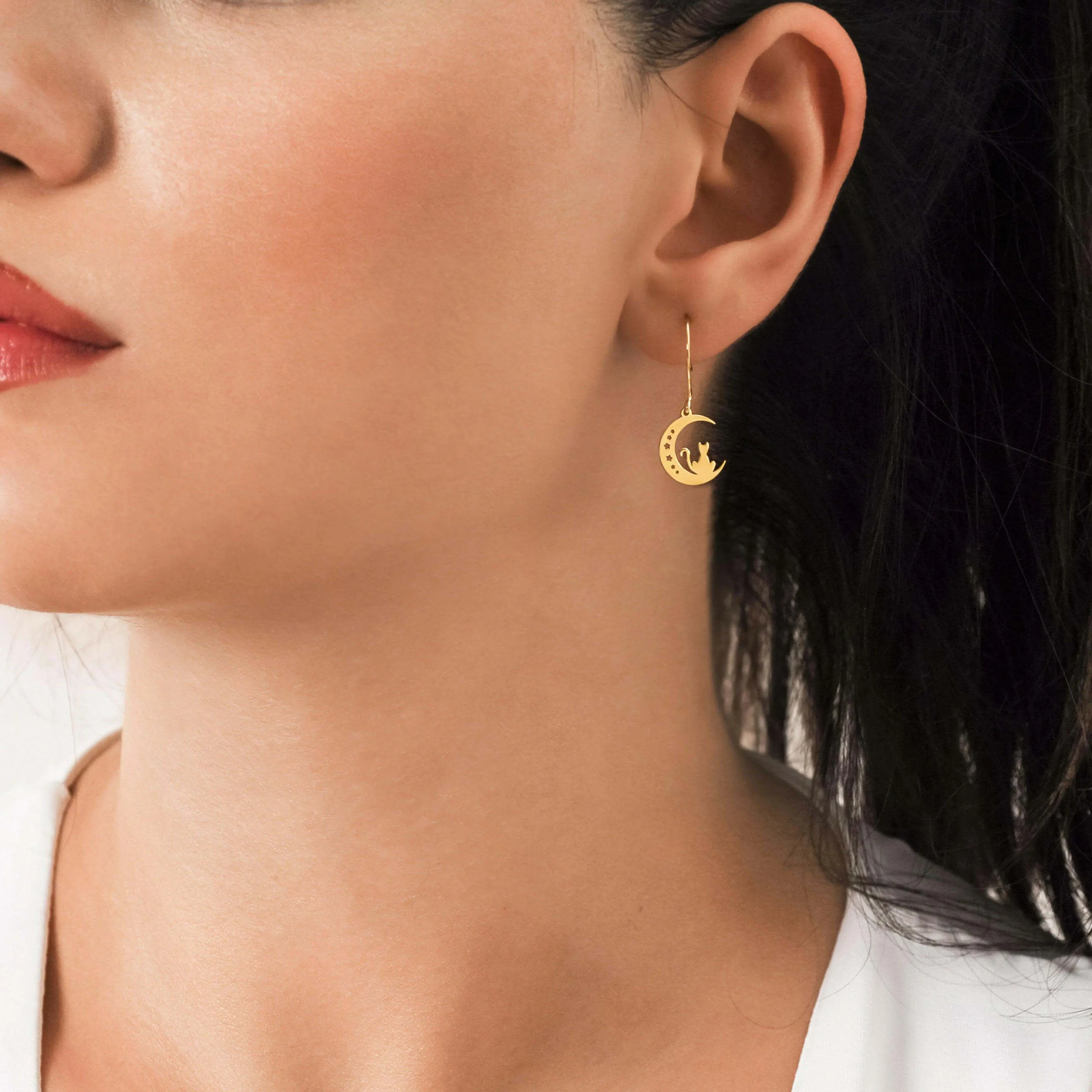 Sailor Moon Earrings | 14K Solid Gold